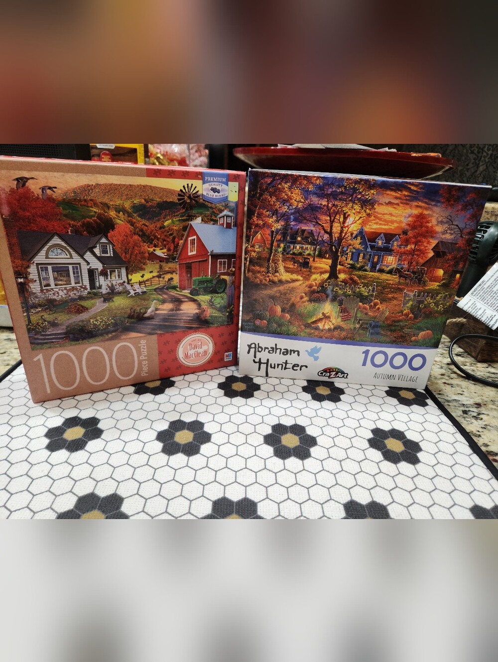 Autumn 1000-Piece Jigsaw Puzzle SETS - Colorful Fall Scene